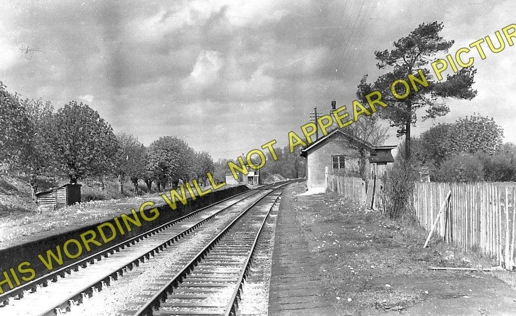 Warminster Codford 13 GWR. Westbury Line Heytesbury Railway Station Photo